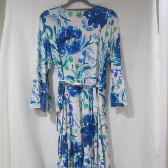 Lilly Pulitzer M Misha Wrap Dress Sweet Pea - Picture 6 of 8
